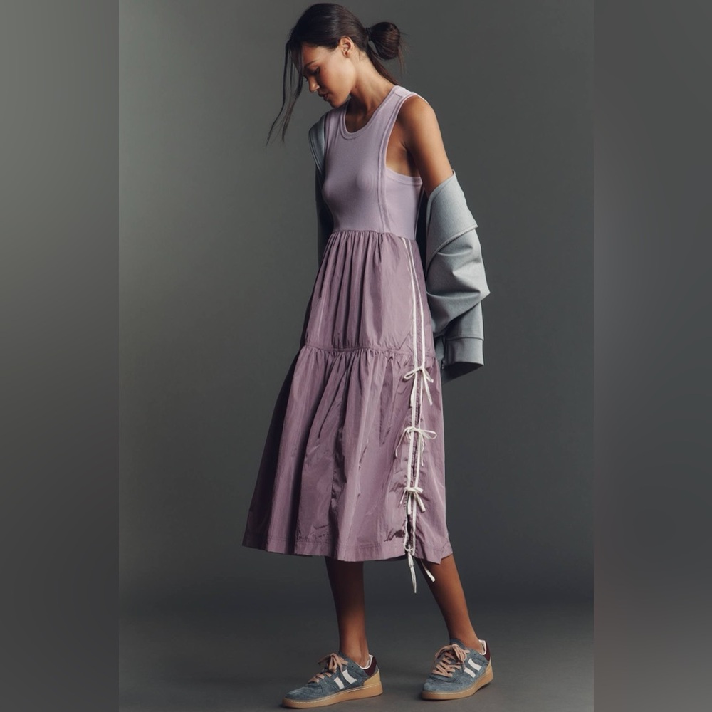 Anthropologie Daily Practice Bowline Sleeveless Midi Dress